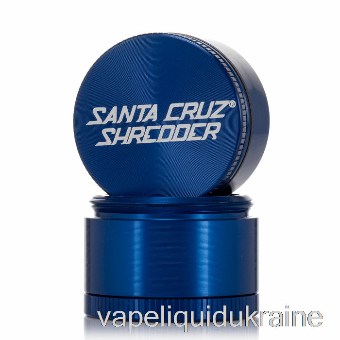 Vape Liquid Ukraine Santa Cruz Shredder 1.6inch Small 4-Piece Grinder Blue (40mm)
